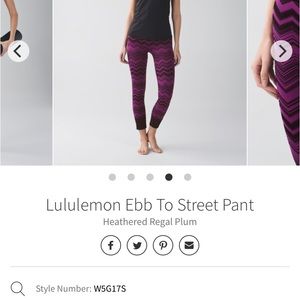 Lululemon Ebb to Street Pant